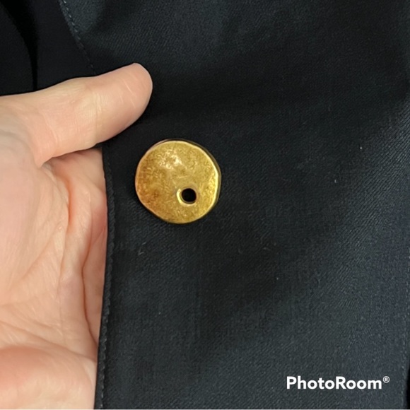 Escada Margaretha Lay Black Vintage 100% Virgin Wool Blazer Jacket Size EU 40 - Picture 5 of 8